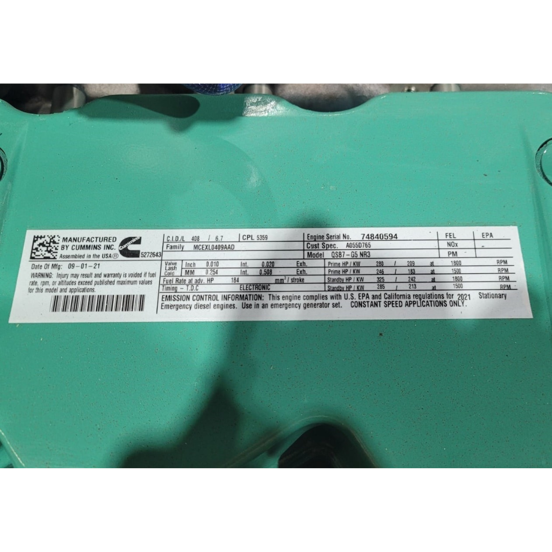 Cummins QSB7-G5 NR3 Diesel Engine – EPA Tier 3 (New)
