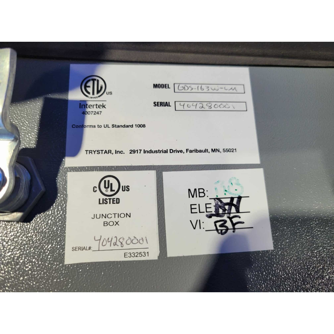 Trystar Docking Station (1600A) (Used)