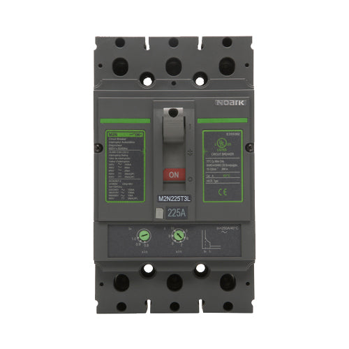 Noark M2N225T3L Molded Case Circuit Breaker (225A) (New)