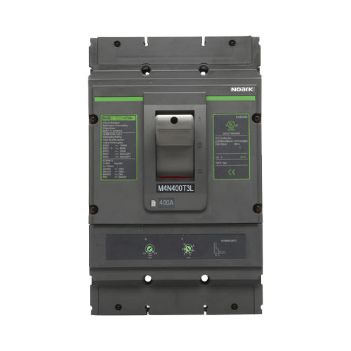 Noark M4N400T3L Molded Case Circuit Breaker (400A) (New)