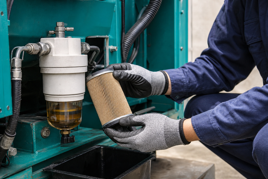 Fuel Water Separator Filter Maintenance for Diesel Generators