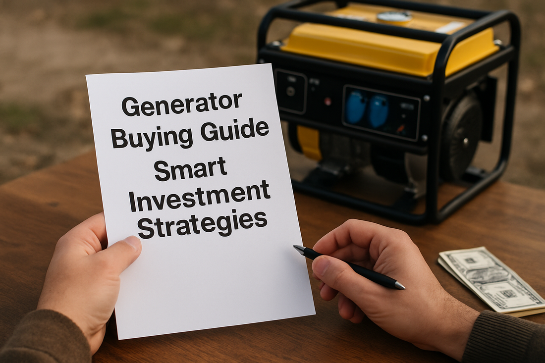 Generator Buying Guide: Smart Investment Strategies