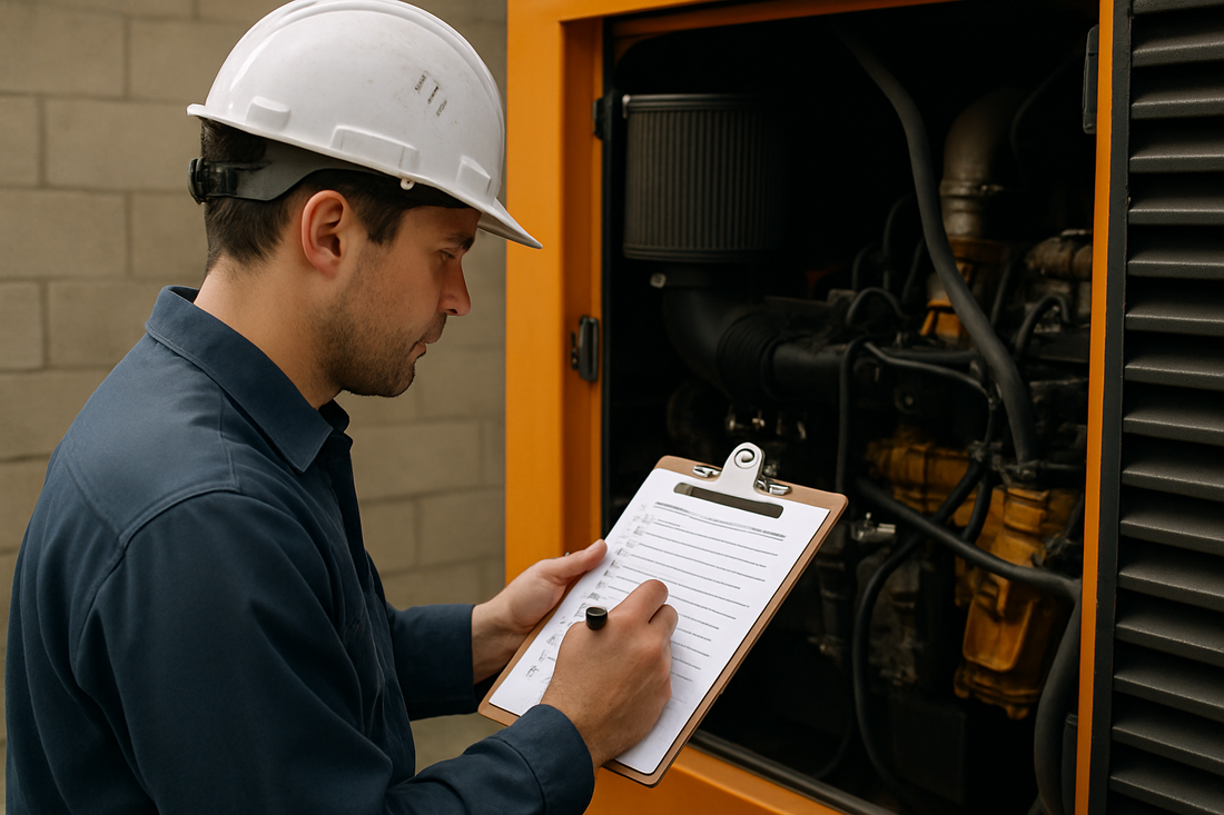 Generator Maintenance Checklist for Facility Managers (dont show the list)