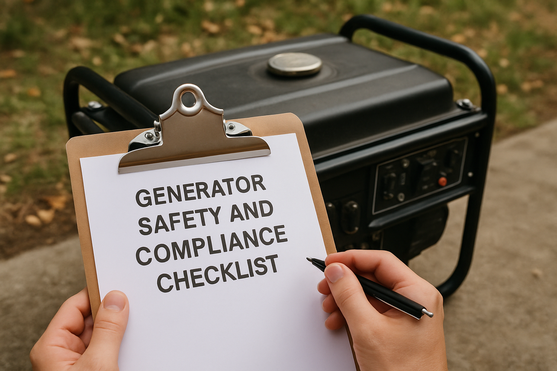 Generator Safety And Compliance Checklist To Pass Any Inspection (no lists)