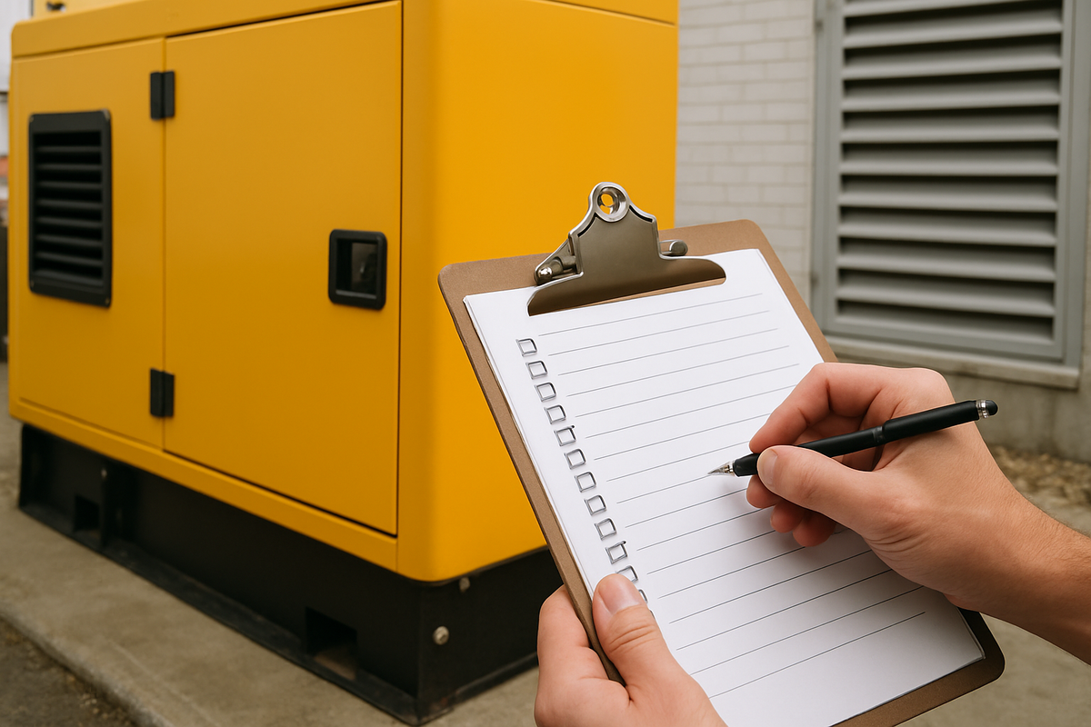 Generator Safety Checklist: Critical Steps for Facility Managers Now ...