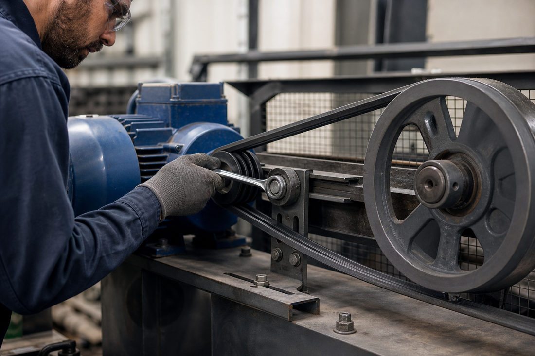 V-Belt Tension Adjustment: Prevent Power Transmission Failures