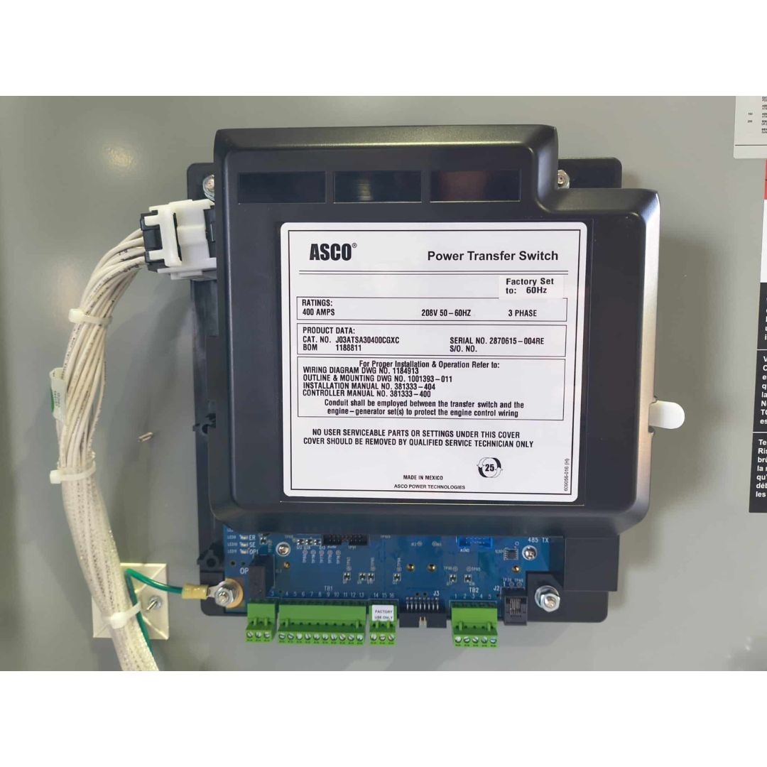 ASCO Series 300 J03ATSA30400CGXC Automatic Transfer Switch (400a) (New)