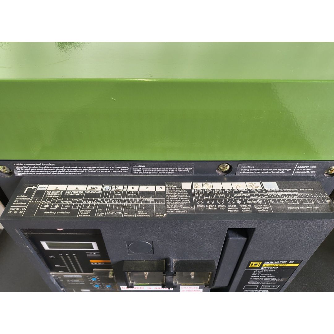 Square D MasterPact MP12H2 Breaker (1200A) (Used)