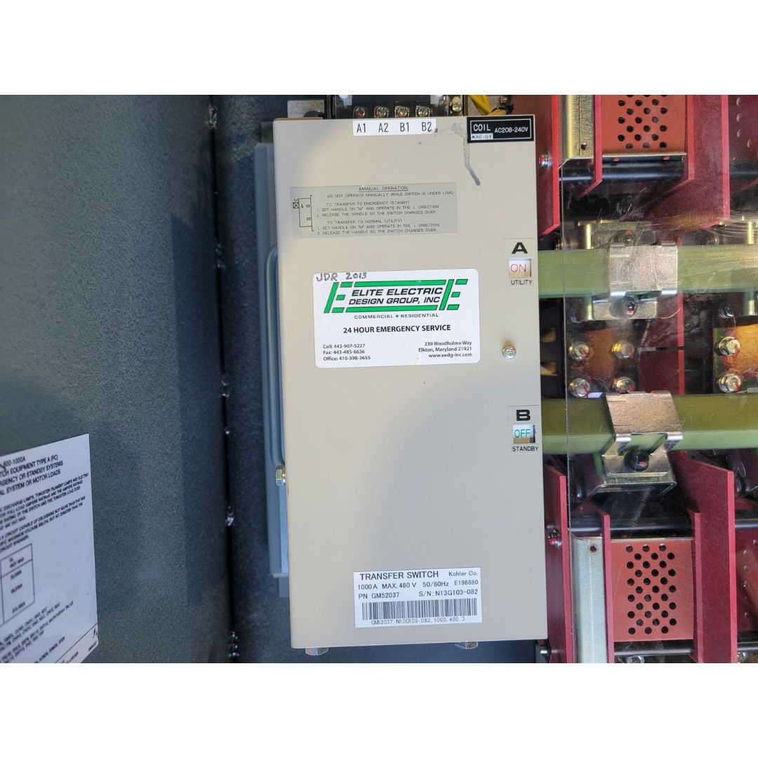 Kohler KSS-DCTA-1000S Automatic Transfer Switch (1000A) (Used)