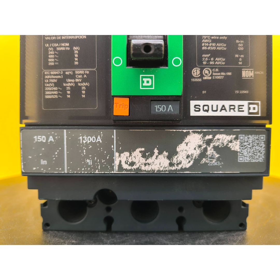 Square D HDL36150 Breaker (150A) (Used)