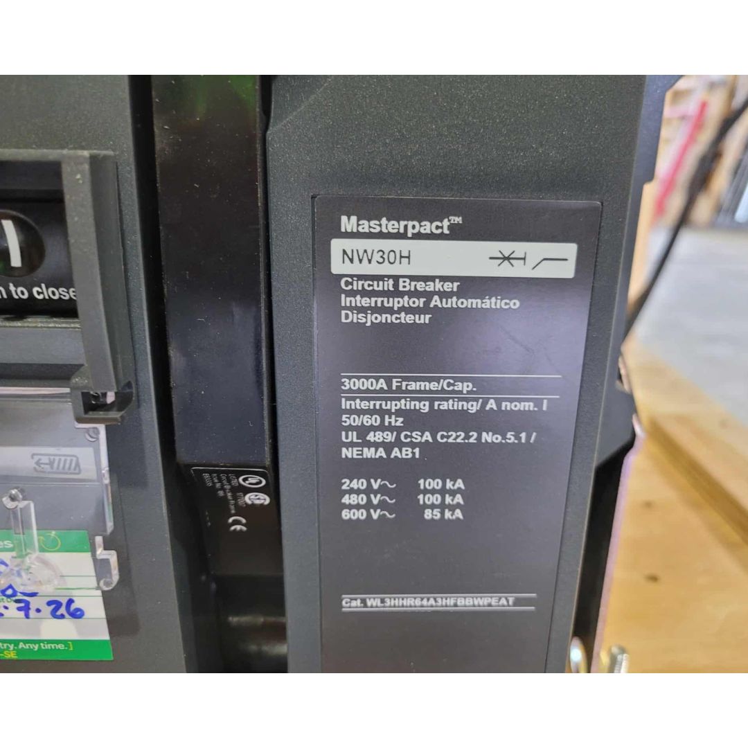 Square D Masterpact NW30H (3000A) (Surplus)