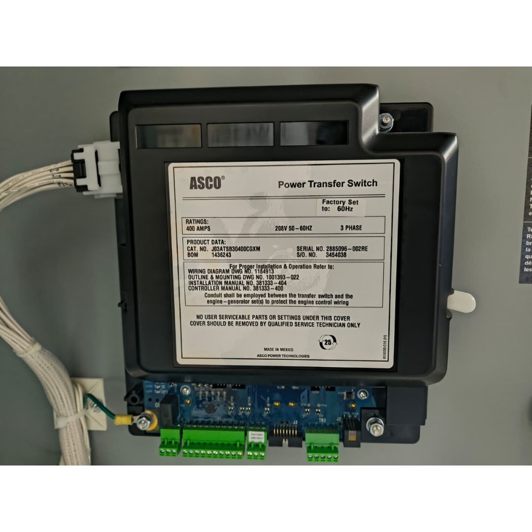 ASCO Series 300 J03ATSB30400CGXM Automatic Transfer Switch (400A) (New)