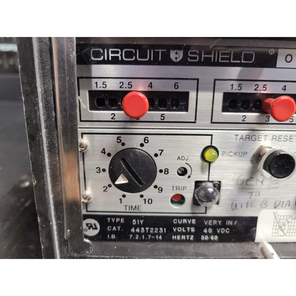ABB 51Y 443T2231 Circuit Shield Overcurrent Relay (Used)
