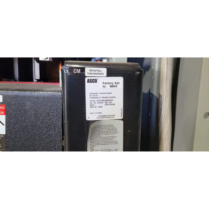 ASCO S07ATBB30800N5XC Automatic Transfer Switch (800A) (Used)