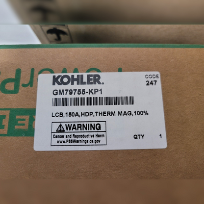150 Amp Square D HDP36150CTX Breaker sticker