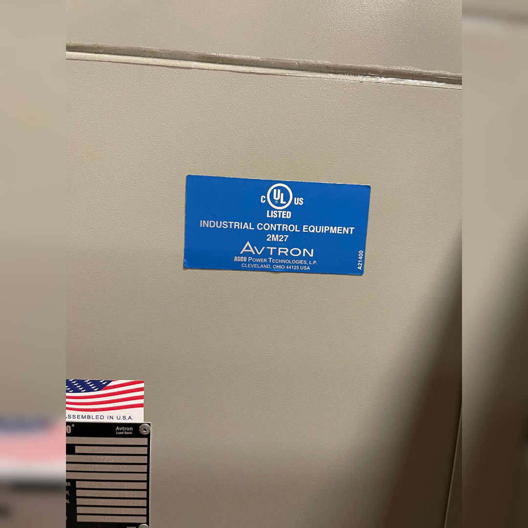 150 kW Avtron Radiator Load Bank stickers