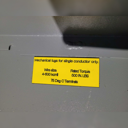 1600 Amp Trystar Docking Station sticker