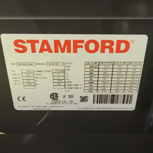 165 kW Stamford Alternator sticker