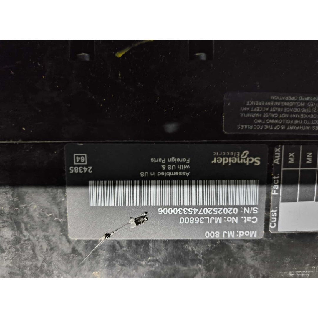 ASCO Series 300 H03AUSA30800CGXM Automatic Transfer Switch (800A) (New)