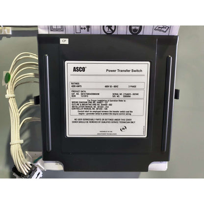 ASCO 7000 Series G07ATSB34000N5XM Automatic Transfer Switch (4000A) (New)