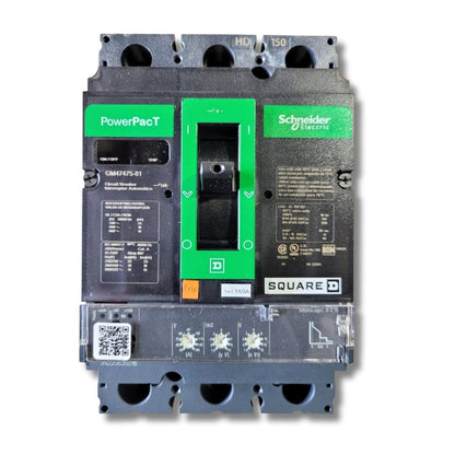 Square D HDP36150CU33XTX Circuit Breaker LCB, HDP, EL-Micro LSI, 100% (150A) (New)