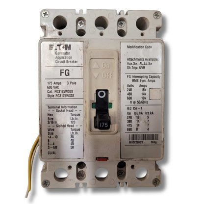 EATON FG3175WS02 Breaker (175A) (Used)