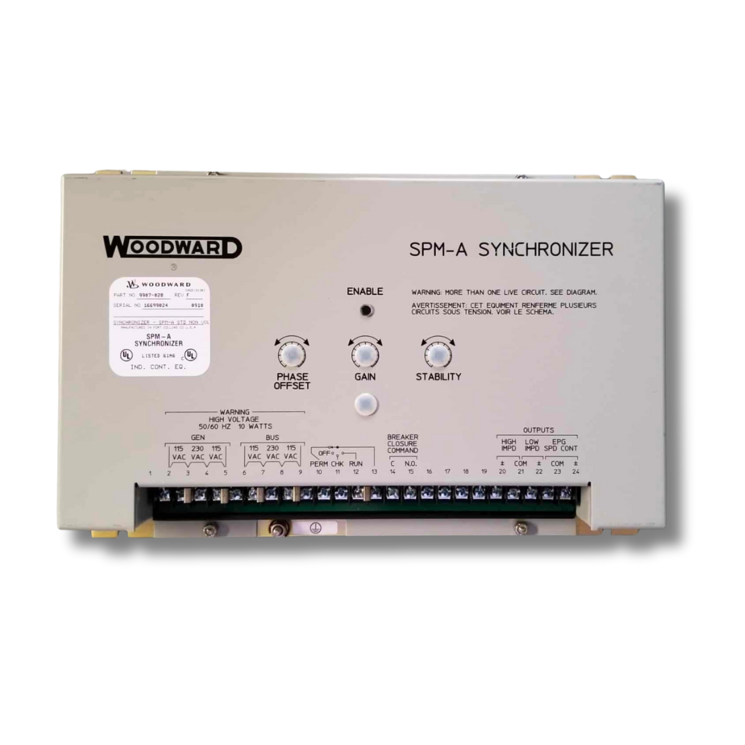 Woodward SPM-A Synchronizer 9907-028 Rev F (Used)