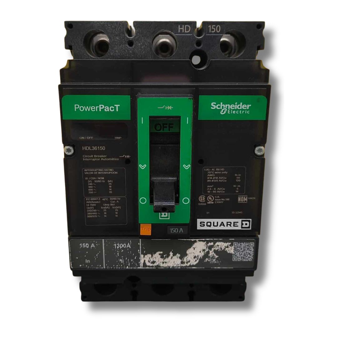 Square D HDL36150 Breaker (150A) (Used)