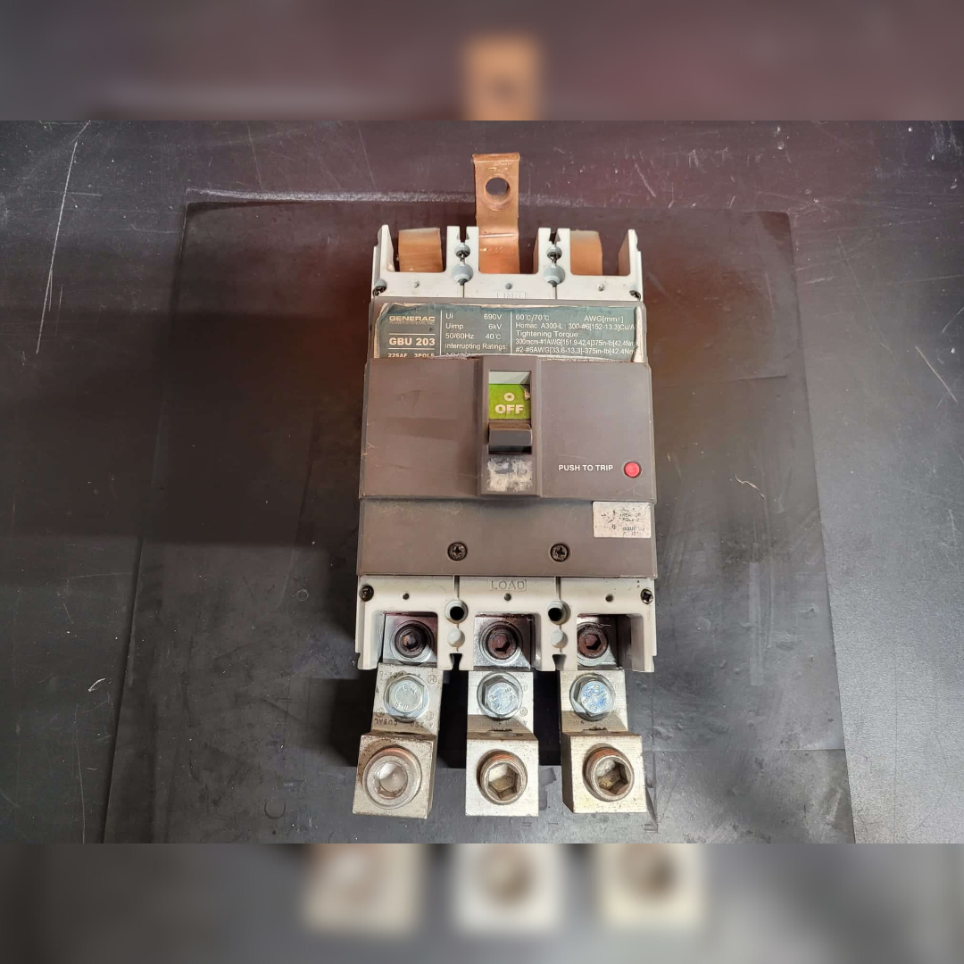 225 Amp Generac GBU203 Breaker front view