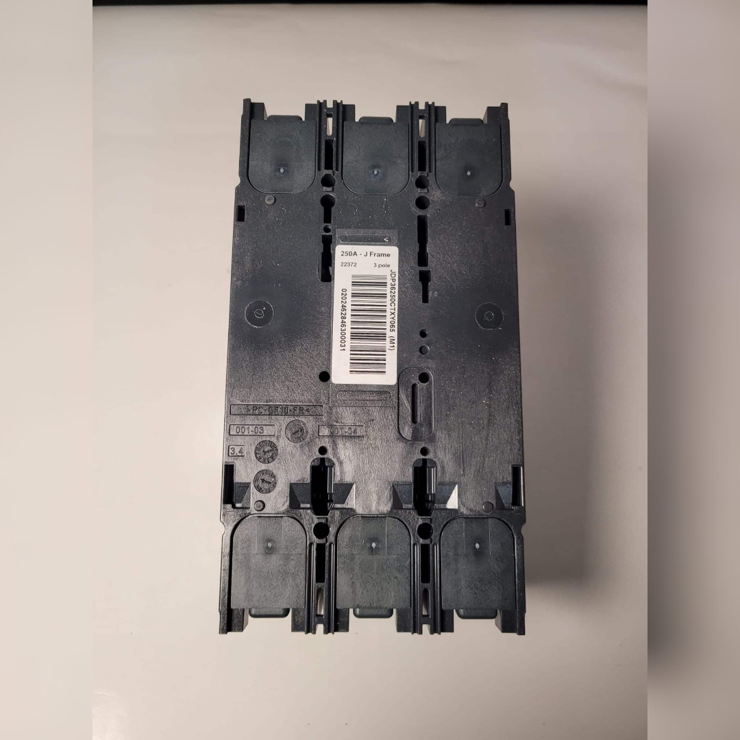 250 Amp Square D JDP36250CTX Breaker back view