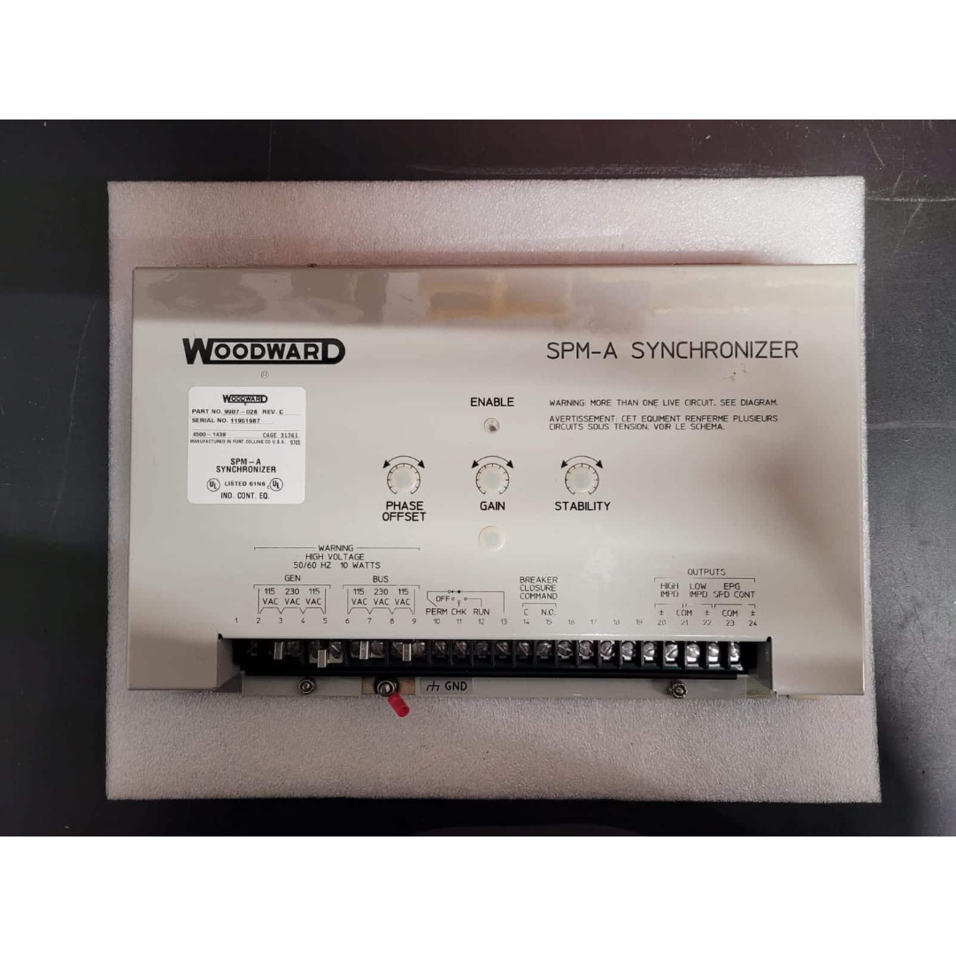 Woodward SPM-A Synchronizer 9907-028 Rev C (Used)