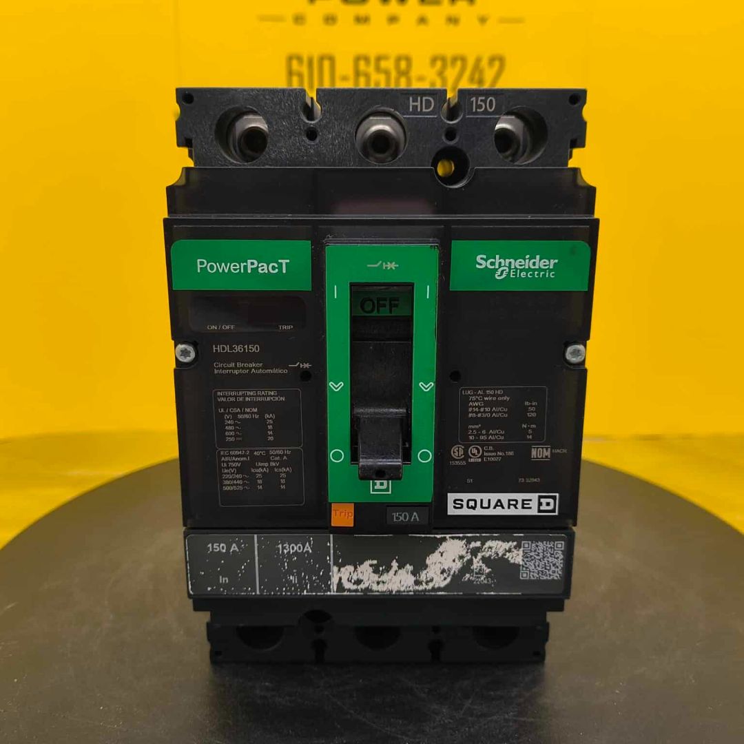 Square D HDL36150 Breaker (150A) (Used)