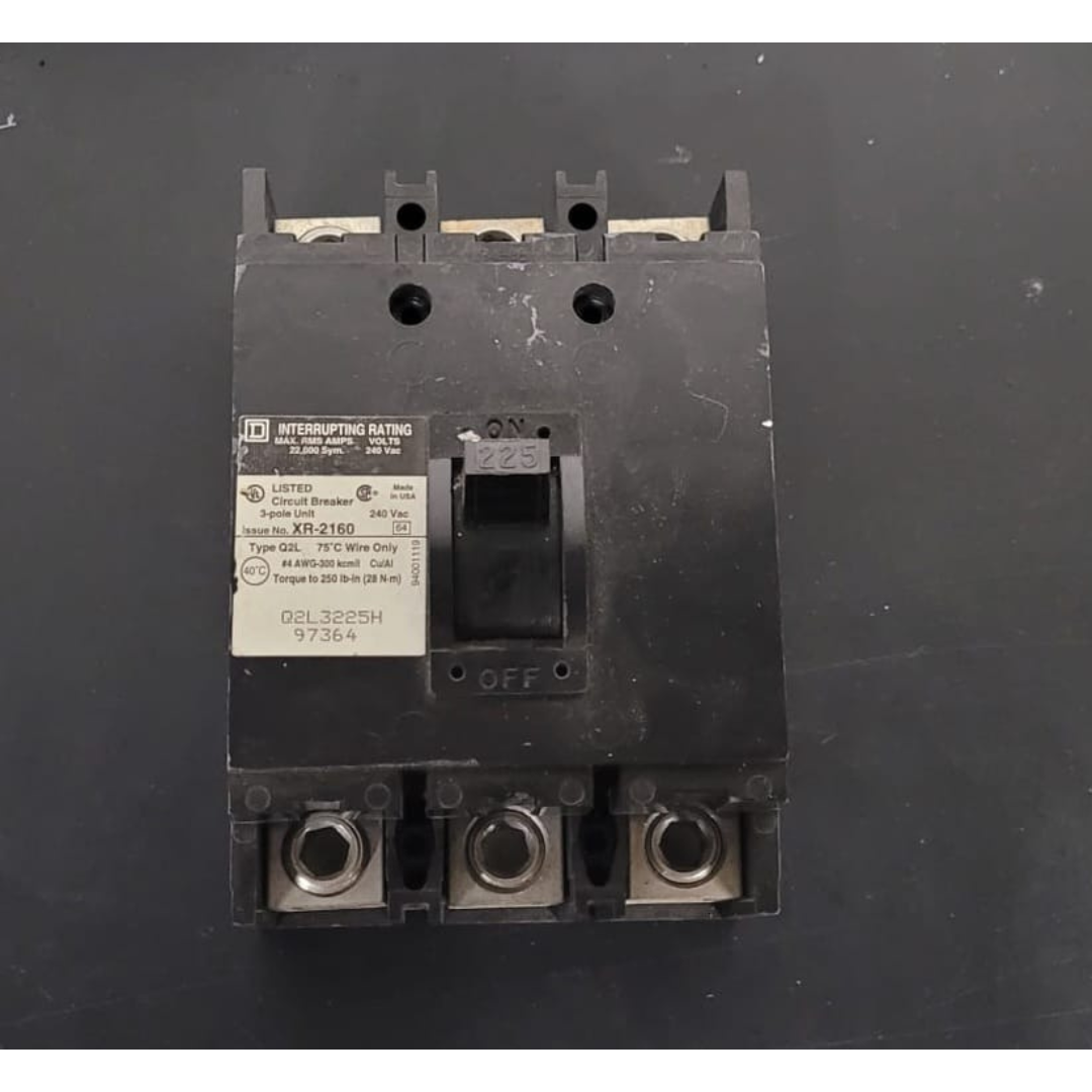 Square D Q2L Breaker (225A) (Used)