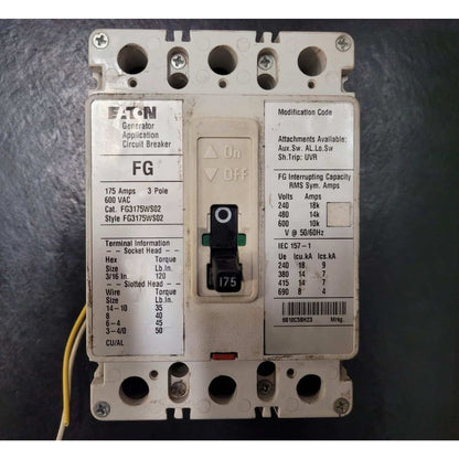 EATON FG3175WS02 Breaker (175A) (Used)