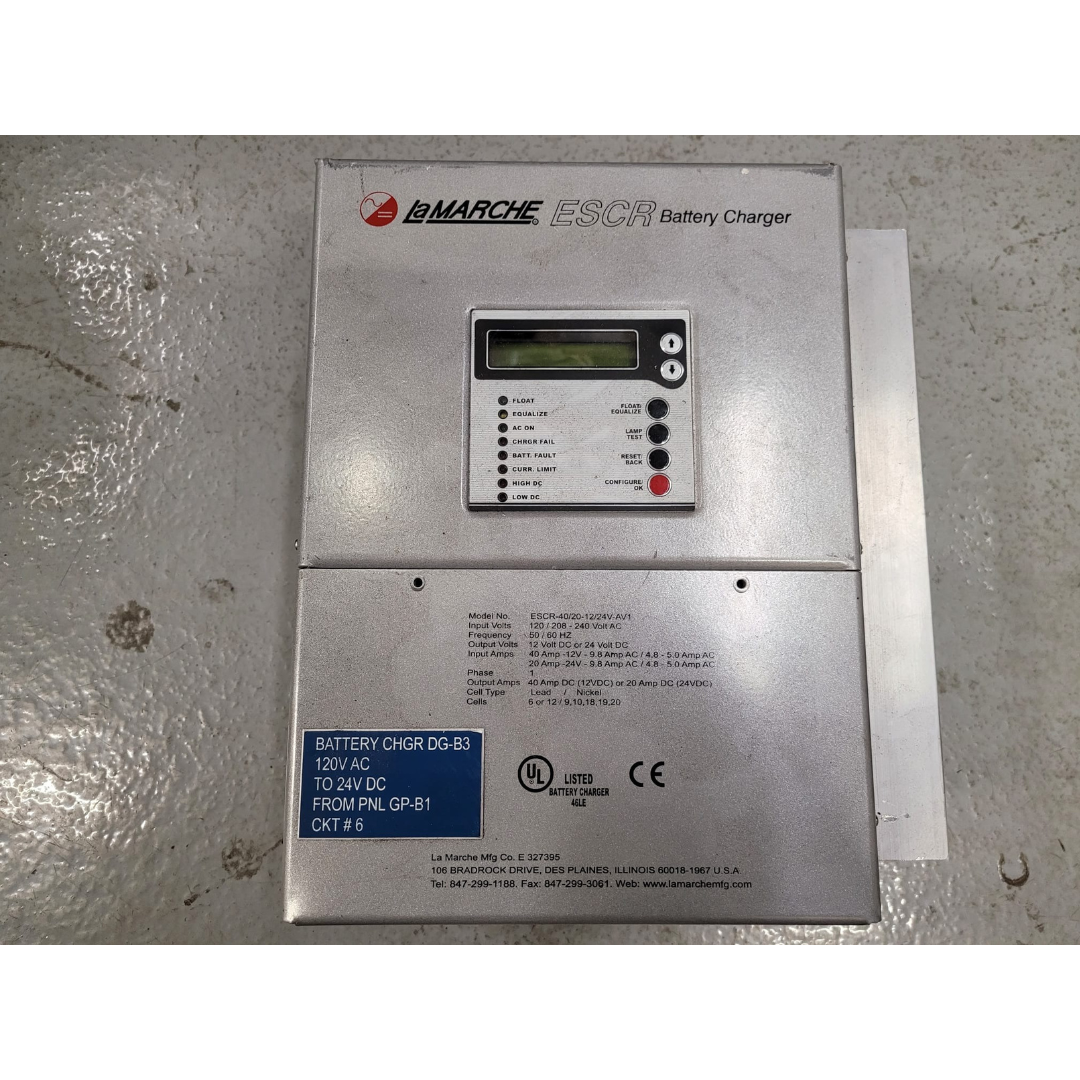La Marche ESCR Engine Starting Battery Charger (Used)