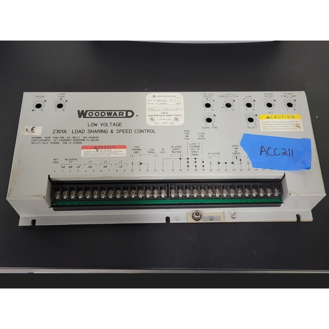 Woodward Load Sharing & Speed Control 9907-018 Rev H (Used)