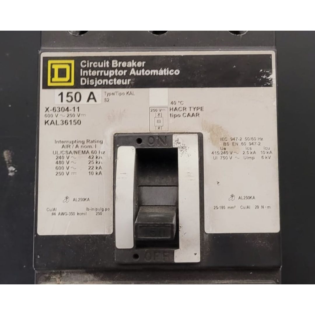 Square D KAL36150 Breaker (150A) (Used)