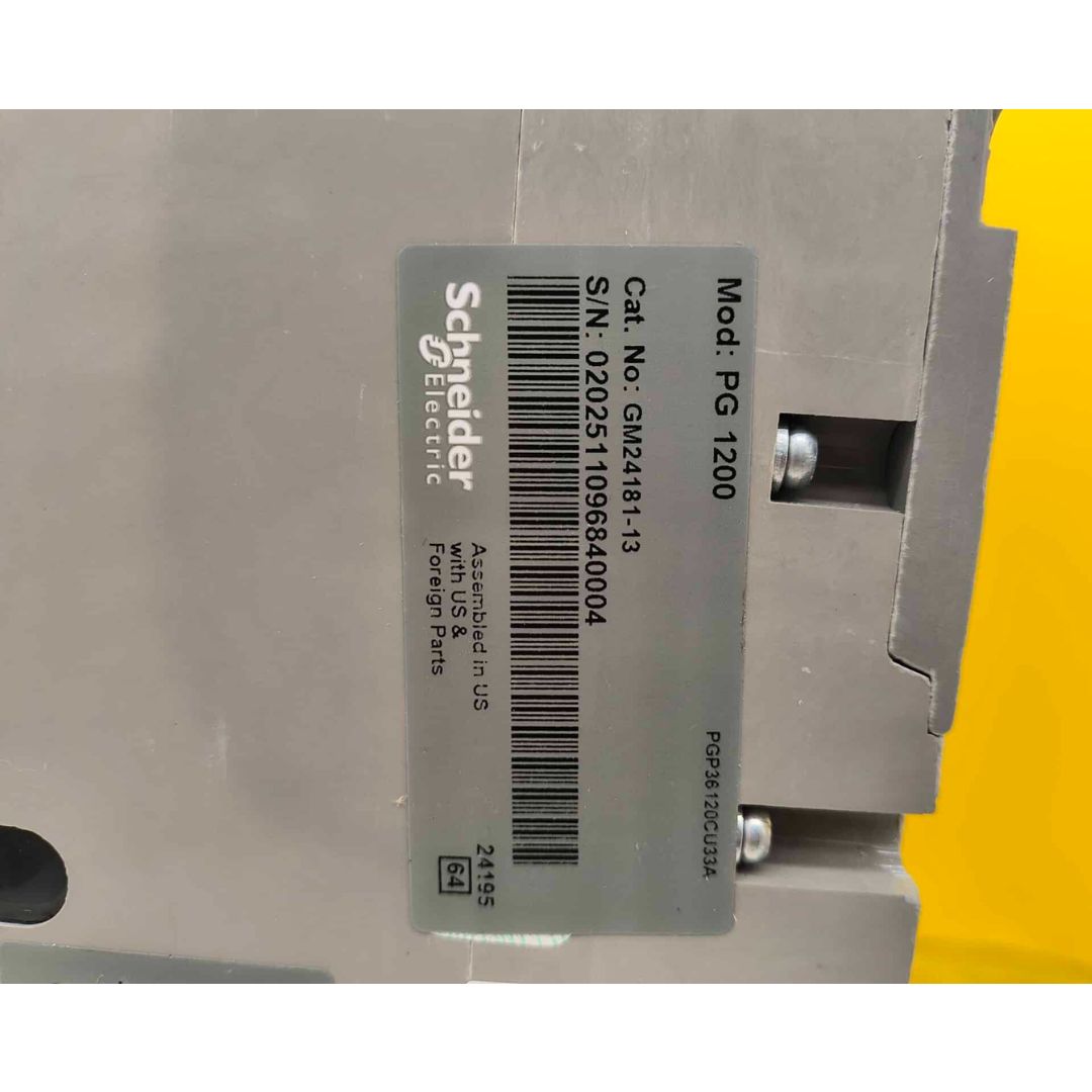 Square D PGP36120CU33A LCB, PG, MICRO, LSI, 100% (1200A) (New)