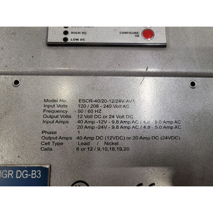 La Marche ESCR Engine Starting Battery Charger (Used)