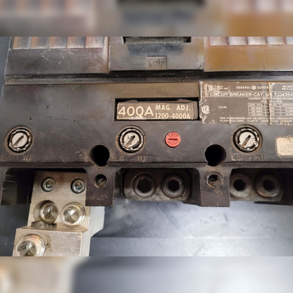 400 Amp GE TJJ436400 Breaker controls