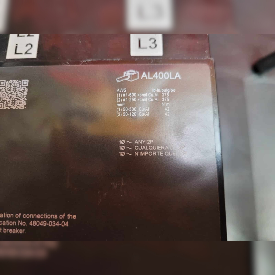 400 Amp Square D LAP36400 Breaker details