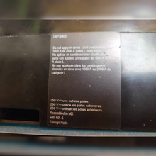 400 Amp Square D LAP36400 Breaker details