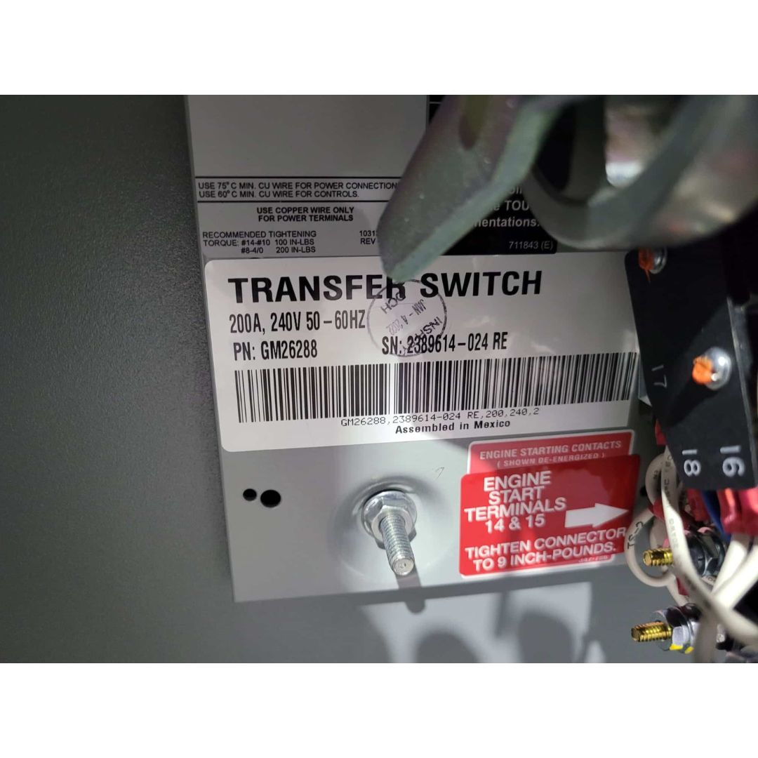 Kohler KCS-AFNC-0200S Automatic Transfer Switch (200A) (New)