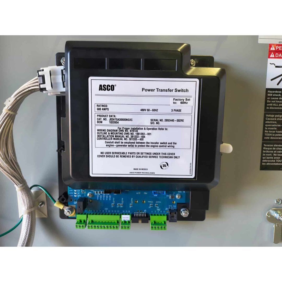 ASCO Series 300 J03ATSA30600NGXC Automatic Transfer Switch (600a) (new)