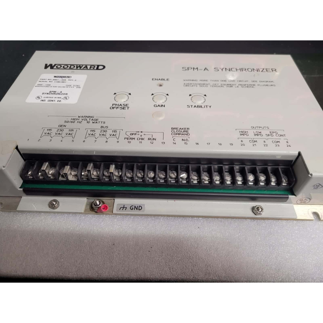 Woodward SPM-A Synchronizer 9907-028 Rev C (Used)