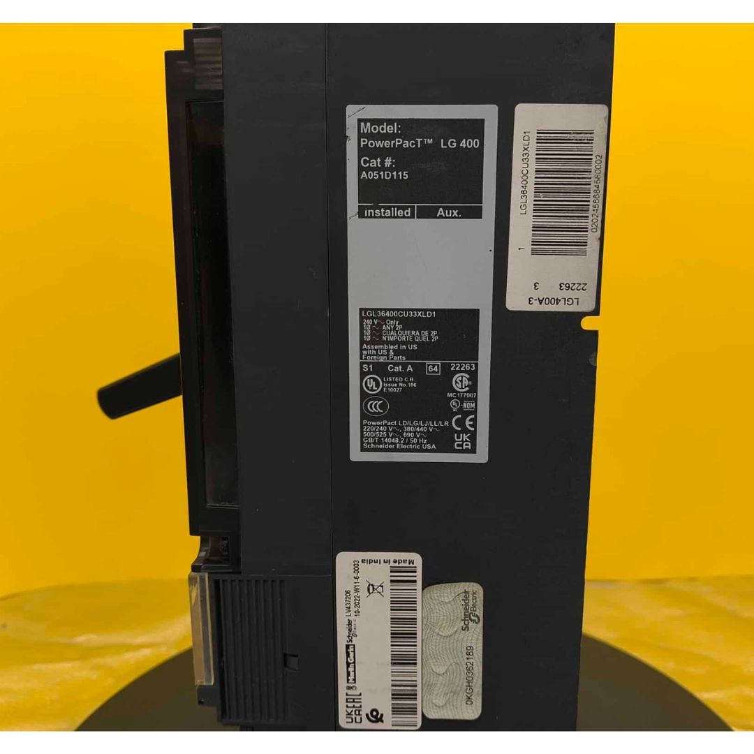 Square D LGL36400CU33X LSI Breaker (400A) (Used)