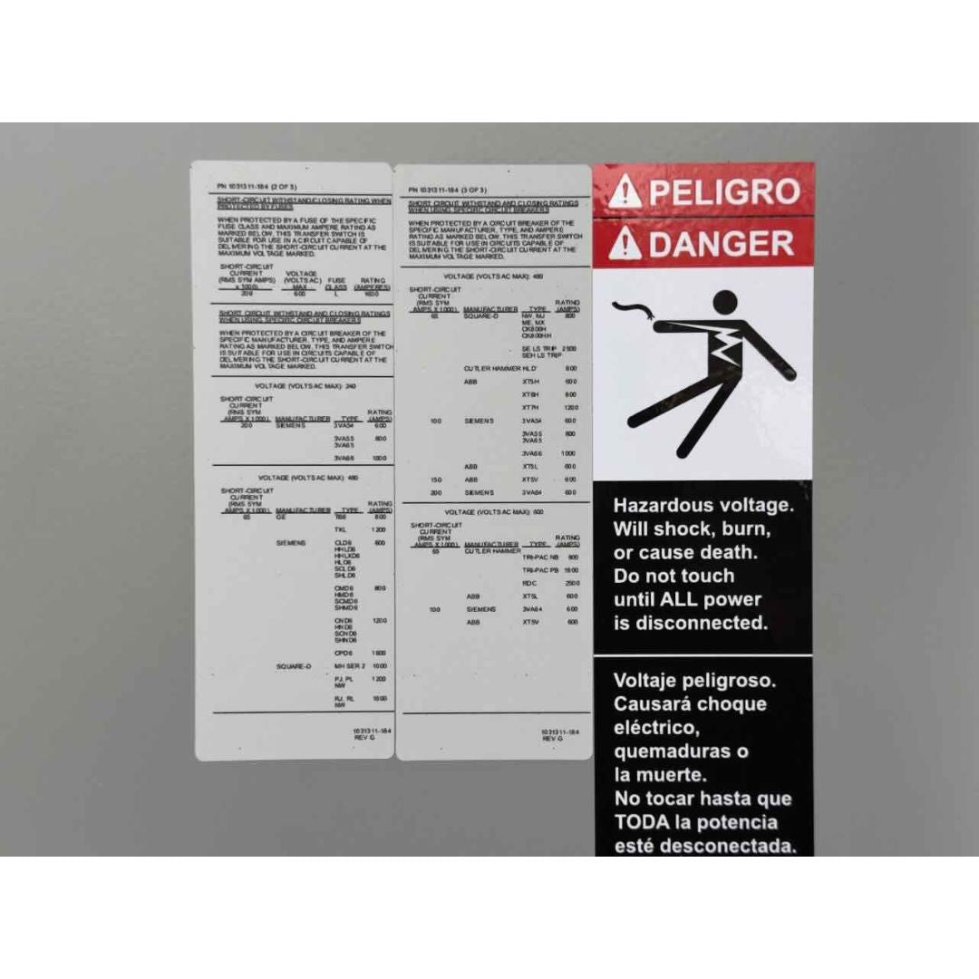 ASCO Series 300 H03ATSA31200NGXC Automatic Transfer Switch (1200a)