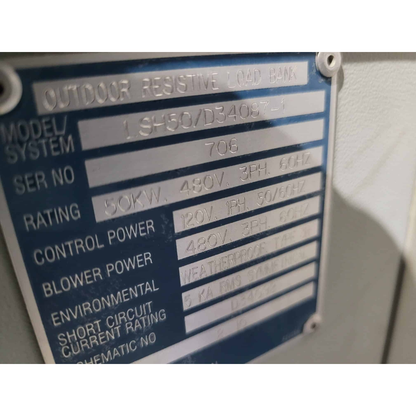 Avtron LSH50 Outdoor Resistive Load Bank (50 kW) (Used)