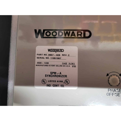 Woodward SPM-A Synchronizer 9907-028 Rev C (Used)