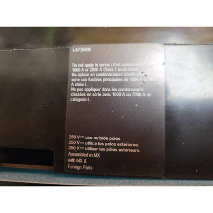 Square D LAP36400 Breaker (400A) (Used)
